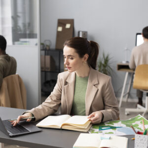 close up person working alternative energy