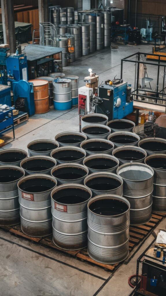 warehouse metal blank electroplating plant metal (1)